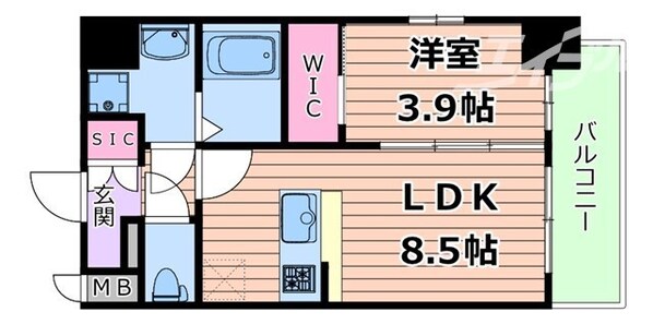 中津駅 徒歩10分 2階の物件間取画像